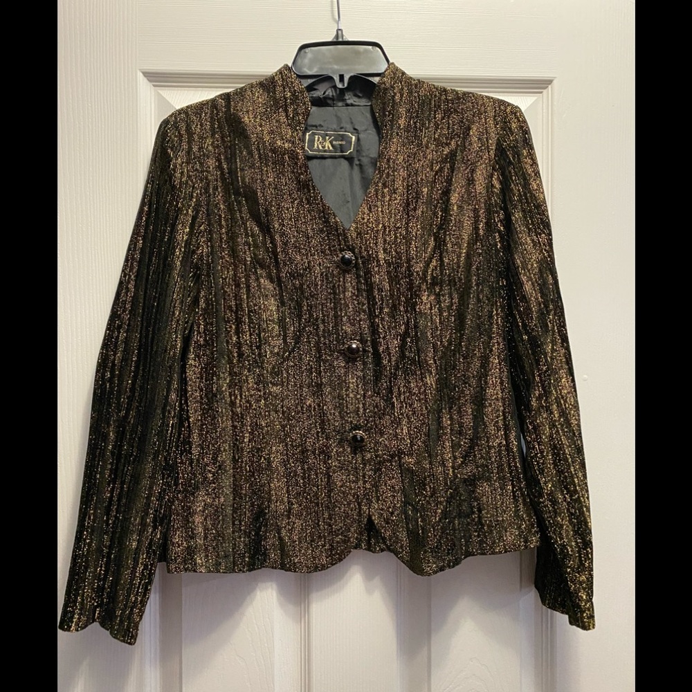 Vintage R & K Evening Party Women’s Lurex Jacket